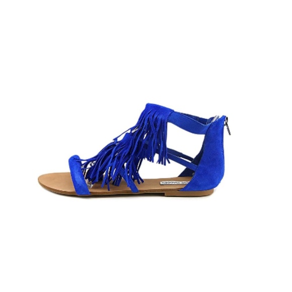 Steve Madden Favorit Women Blue Gladiator Sandal - Picture 1 of 3